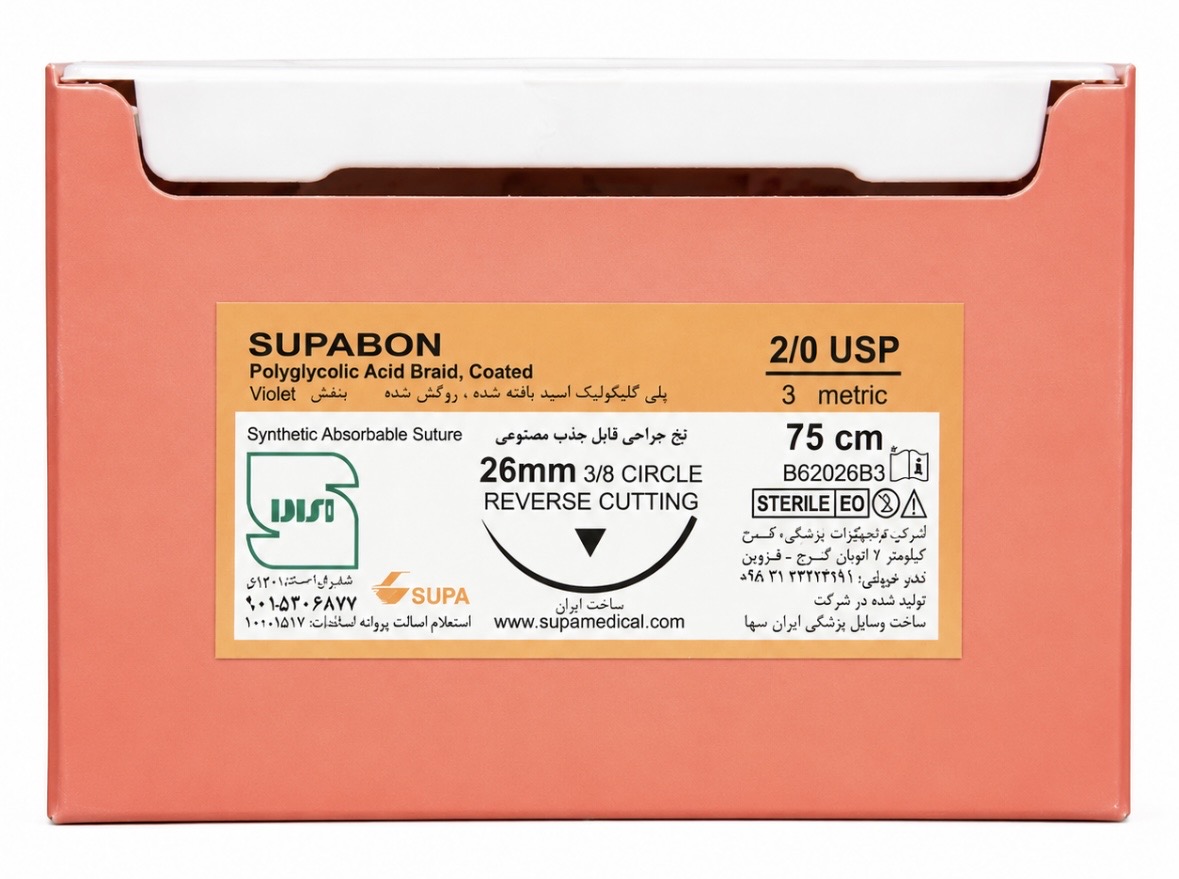 نخ جراحی ویکریل ۲ صفر سوپا