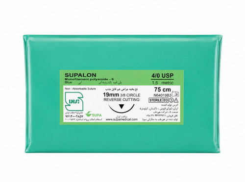 نخ جراحی نایلون ۴ صفر سوپا