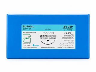 نخ جراحی سیلک 2 صفر سوپا